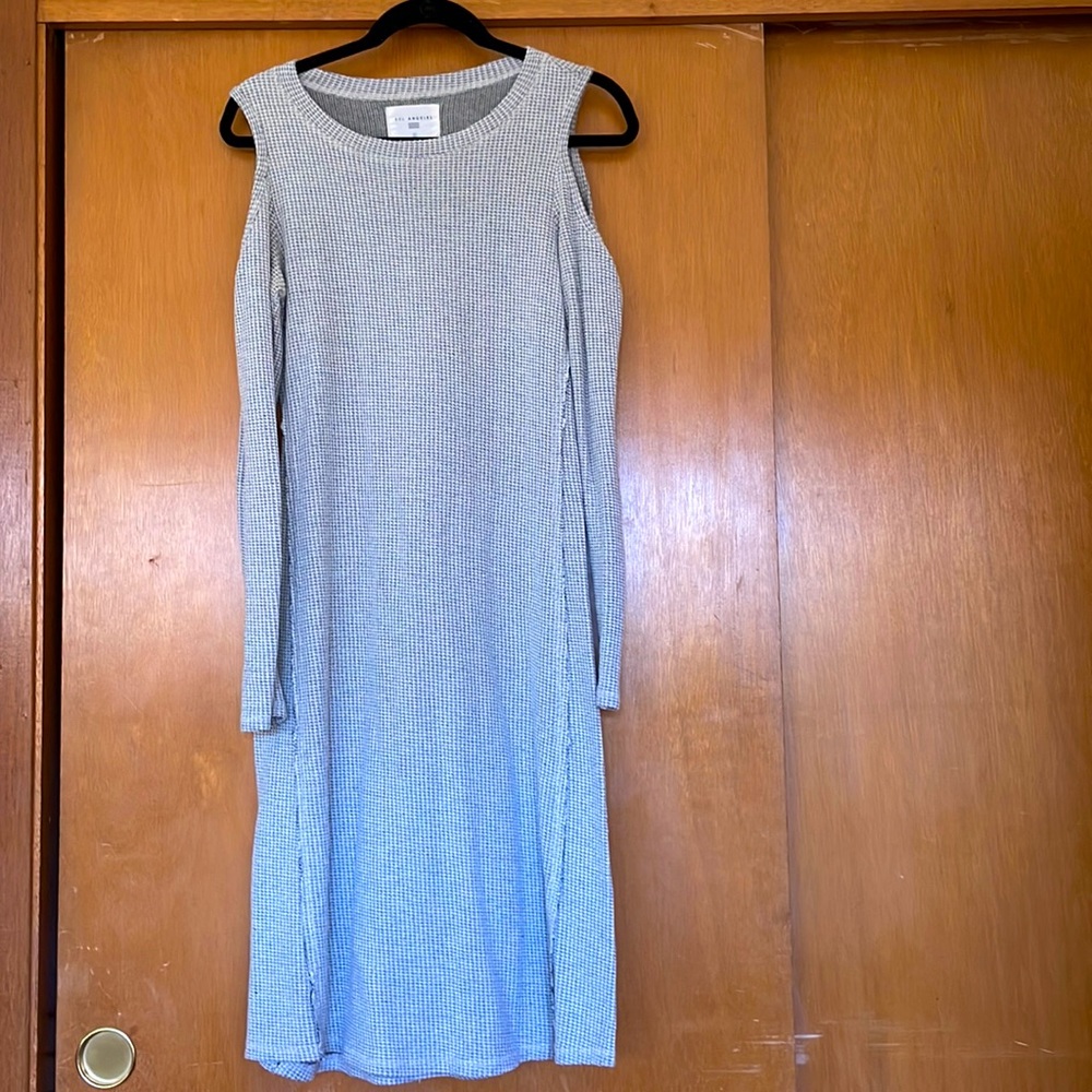Sol Angeles Cold Shoulder T Shirt Dress
